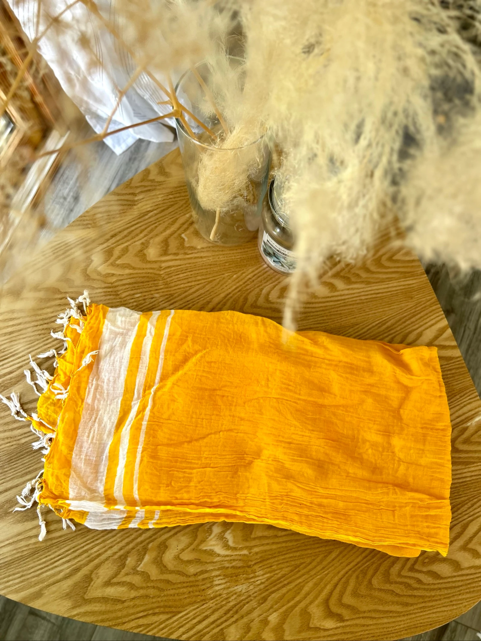 Parêo de praia amarelo vivo 100% algodão Envie de Fraise – photo 5